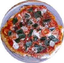 A completed margherita pizza: simplicity and grace!